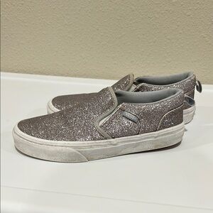 Vans Glitter Slip-On Sneakers